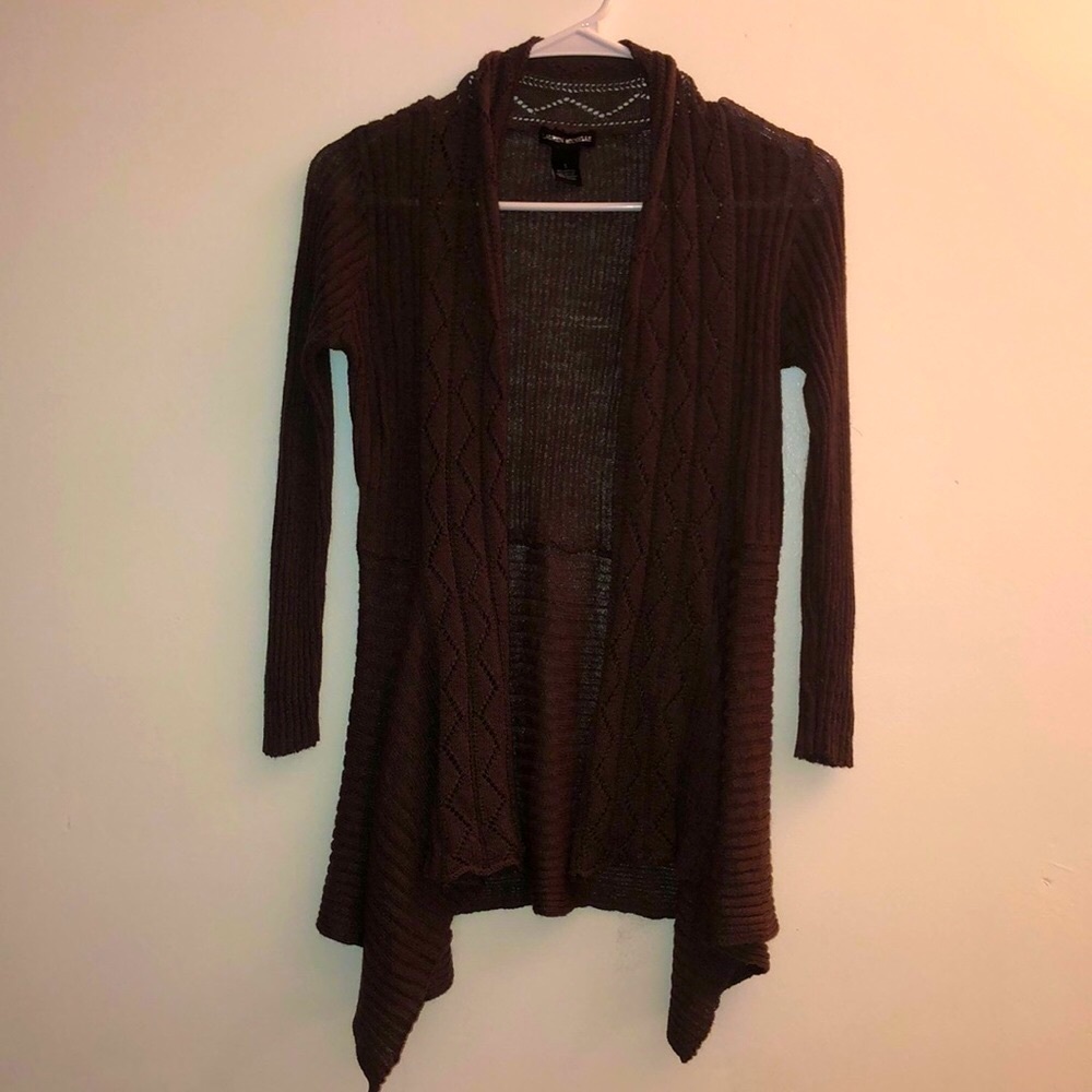 SMALL LAUREN MICHELLE BROWN SWEATER
